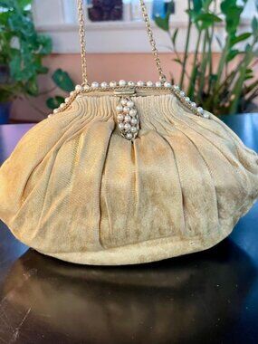 Vintage GOld Lame Evening Bag